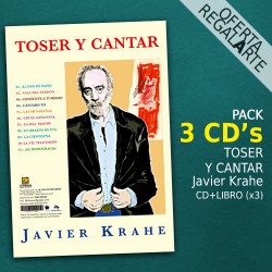 Toser y cantar JAVIER KRAHE Pack 3 CD